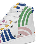 Arcs - Men’s high top canvas shoes Mens High Top Shoes Outside Australia Printed Offshore