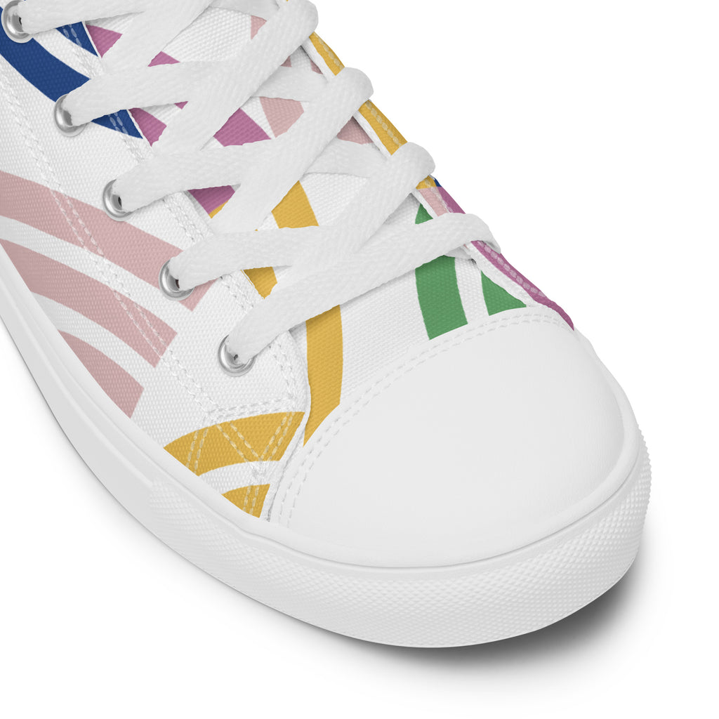 Arcs - Men’s high top canvas shoes Mens High Top Shoes Outside Australia Printed Offshore