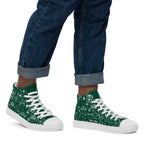 All The Music - Men’s high top canvas shoes Mens High Top Shoes Outside Australia Printed Offshore