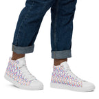 DNA - Men’s high top canvas shoes Mens High Top Shoes Outside Australia Printed Offshore