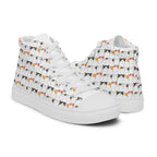 Cat Line - Men’s high top canvas shoes Mens High Top Shoes Outside Australia Printed Offshore