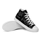 Equations - Men’s high top canvas shoes Mens High Top Shoes Outside Australia Printed Offshore