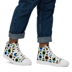 Eye See - Men’s high top canvas shoes Mens High Top Shoes Printed Offshore