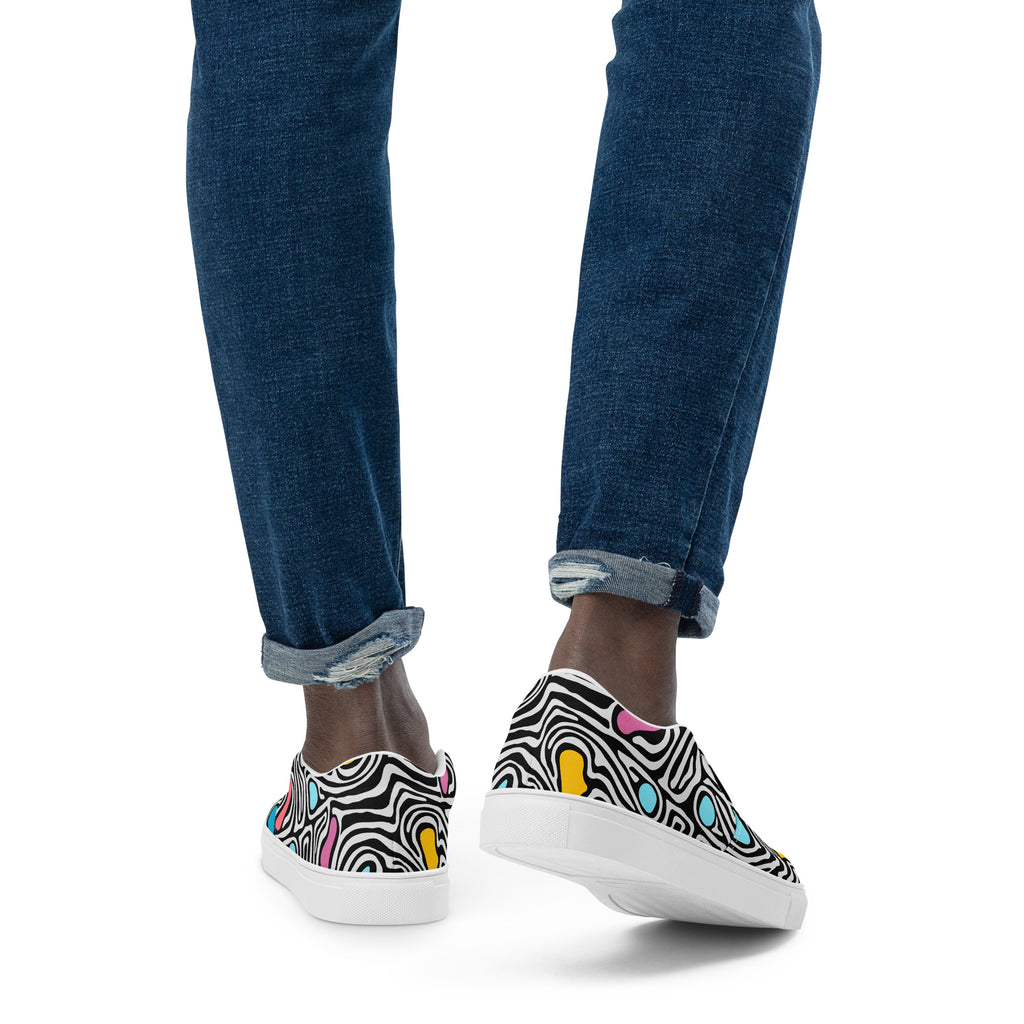 Trippy - Men’s slip-on canvas shoes Mens Slip On Shoes Printed Offshore