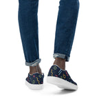 Squiggles - Men’s slip-on canvas shoes Mens Slip On Shoes Printed Offshore