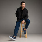 Squiggles - Men’s slip-on canvas shoes Mens Slip On Shoes Printed Offshore