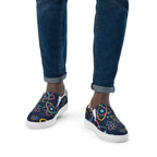 Atoms - Men’s slip-on canvas shoes Mens Slip On Shoes Printed Offshore