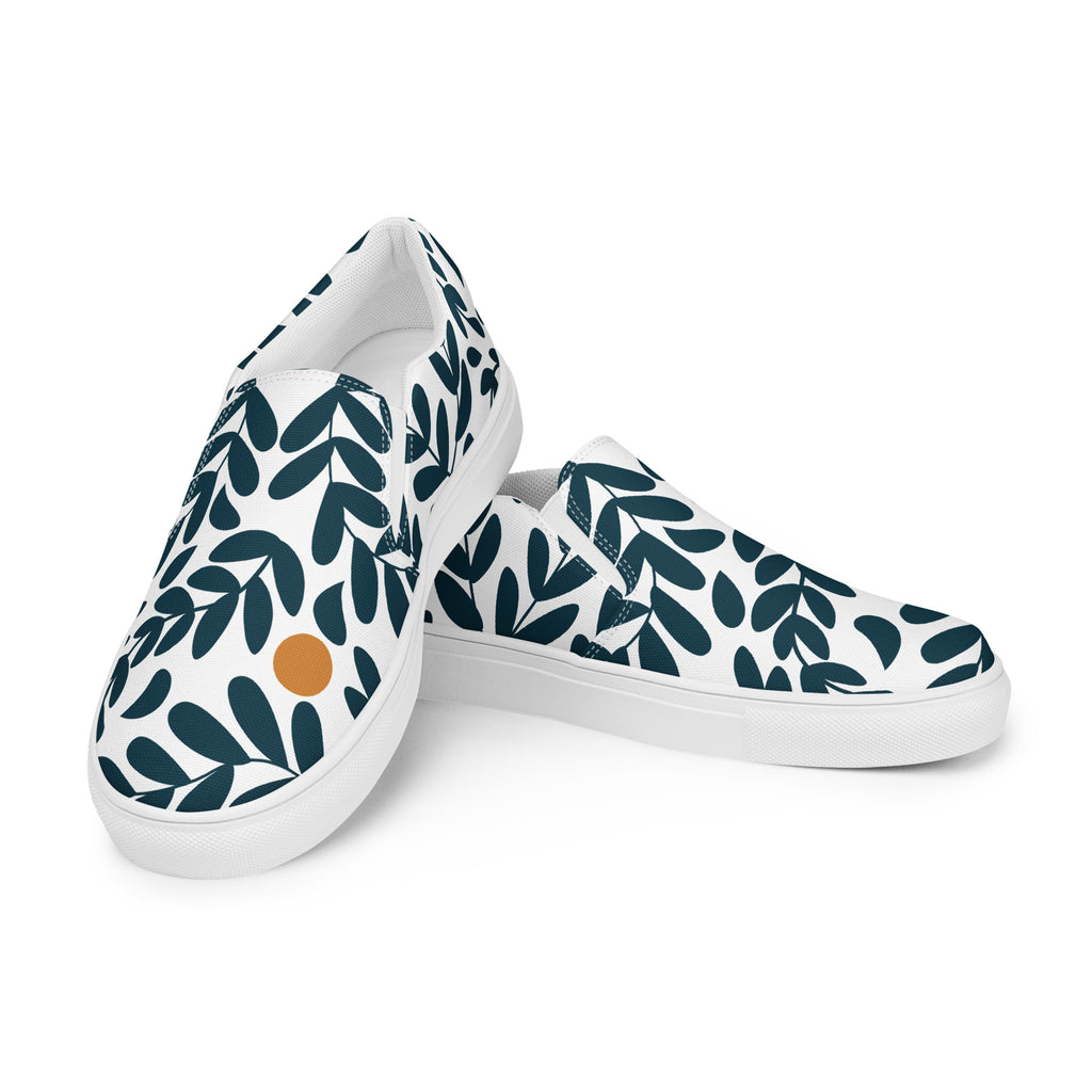 Foliage - Men’s slip-on canvas shoes Mens Slip On Shoes Printed Offshore