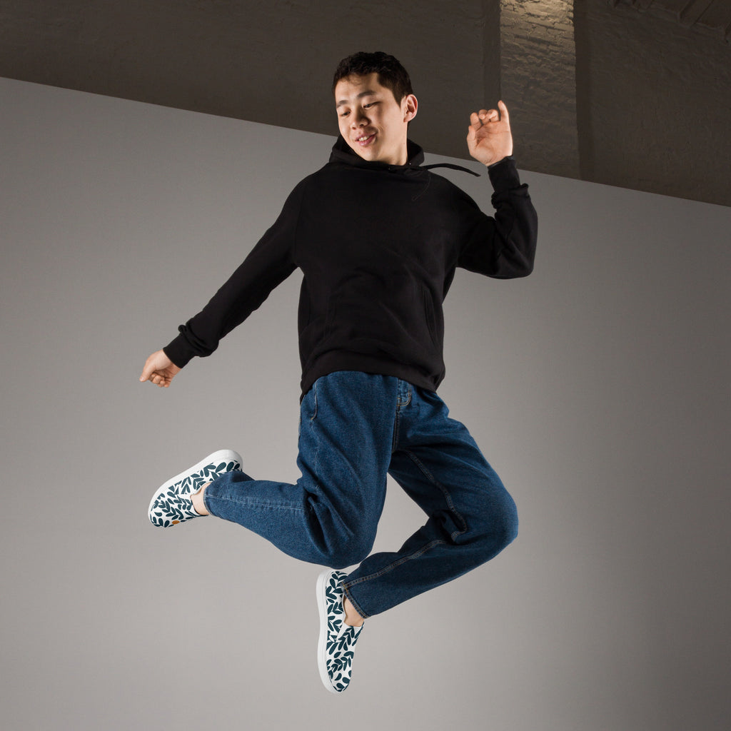 Foliage - Men’s slip-on canvas shoes Mens Slip On Shoes Printed Offshore