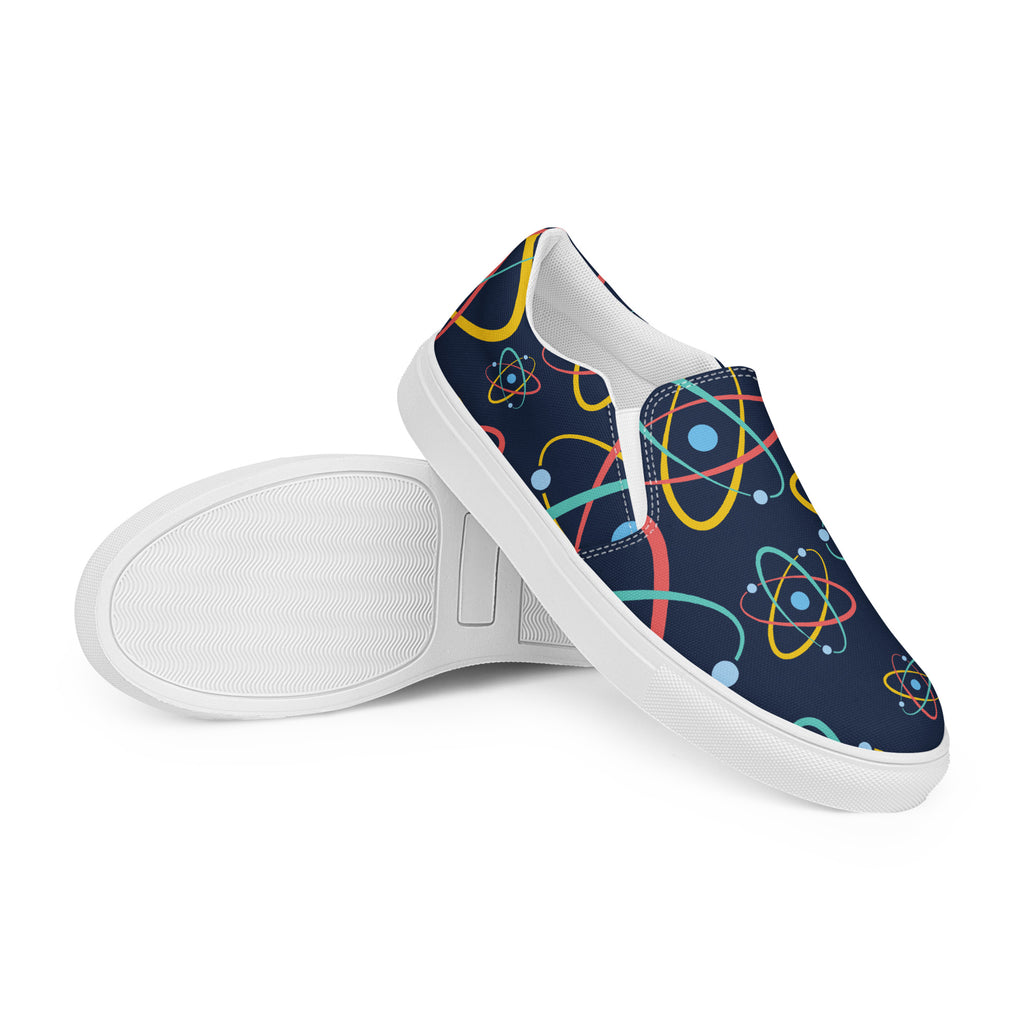 Atoms - Men’s slip-on canvas shoes Mens Slip On Shoes Printed Offshore