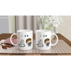 I Am Ironing Man - White 11oz Ceramic Mug White 11oz Mug comic Globally Fulfilled