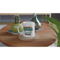 Vacation Time White 11oz Ceramic Mug White 11oz Ceramic Mug White 11oz Mug Globally Fulfilled Summer