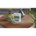 Vacation Time - White 11oz Ceramic Mug White 11oz Ceramic Mug White 11oz Mug Globally Fulfilled Summer