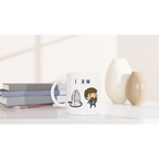 I Am Ironing Man - White 11oz Ceramic Mug White 11oz Mug comic Globally Fulfilled