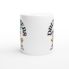 Drummers - White 11oz Ceramic Mug White 11oz Mug Globally Fulfilled Music