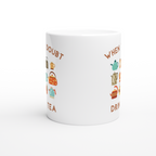 Drink Tea - White 11oz Ceramic Mug White 11oz Mug Globally Fulfilled Tea