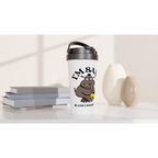 I'm Saxy And I Know It, Saxophone Hippo - White 15oz Stainless Steel Travel Mug Travel Mug animal Globally Fulfilled Music