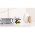Live The Vintage Life - White 11oz Ceramic Mug White 11oz Mug Globally Fulfilled Retro