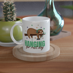 Hanging For Rest Day - White 11oz Ceramic Mug White 11oz Mug Fitness Globally Fulfilled