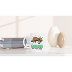 Hanging For Rest Day - White 11oz Ceramic Mug White 11oz Mug Fitness Globally Fulfilled