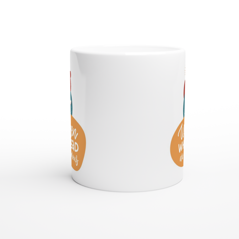 Women Who Read Are Dangerous - White 11oz Ceramic Mug White 11oz Mug Globally Fulfilled Reading