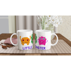 Little Monster - White 11oz Ceramic Mug White 11oz Ceramic Mug White 11oz Mug Globally Fulfilled Sci Fi