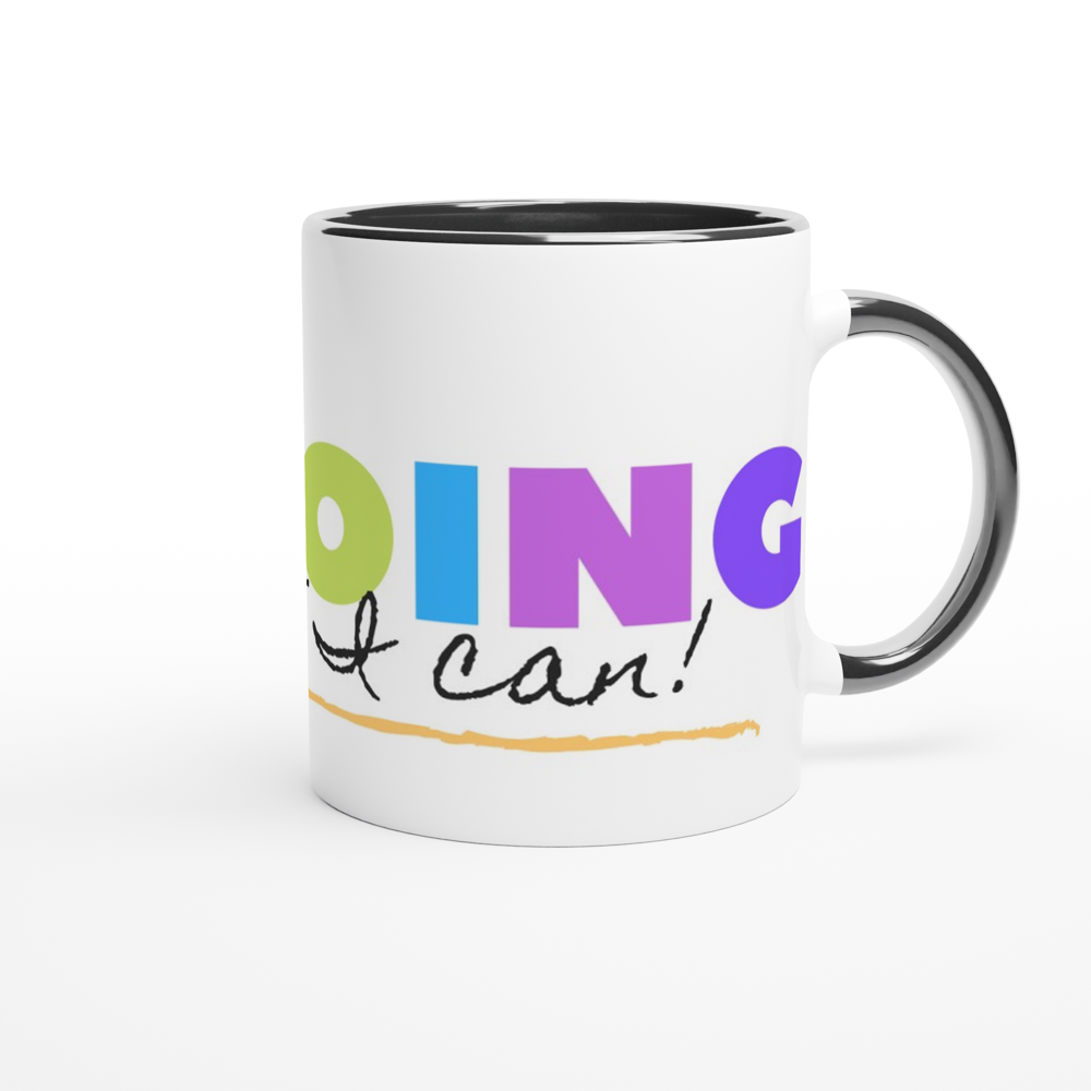 I'm Doing The Best I Can - White 11oz Ceramic Mug with Colour Inside ceramic black Colour 11oz Mug Globally Fulfilled Motivation