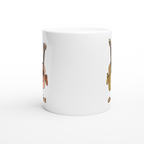 Don't Fret - White 11oz Ceramic Mug White 11oz Mug Globally Fulfilled Music