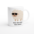 Baa Baa Baa Baa Baad - White 11oz Ceramic Mug White 11oz Mug animal Globally Fulfilled