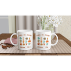 Drink Tea - White 11oz Ceramic Mug White 11oz Mug Globally Fulfilled Tea