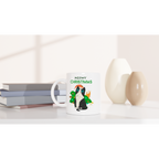 Meowy Christmas - White 11oz Ceramic Mug Christmas Mug Globally Fulfilled