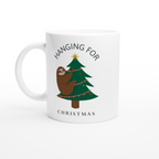 Hanging For Christmas - White 11oz Ceramic Mug Christmas Mug Globally Fulfilled