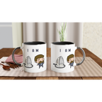 I Am Ironing Man - White 11oz Ceramic Mug with Colour Inside Colour 11oz Mug Funny Globally Fulfilled