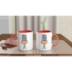 Read Books, Change The World - White 11oz Ceramic Mug with Colour Inside Colour 11oz Mug Globally Fulfilled Reading