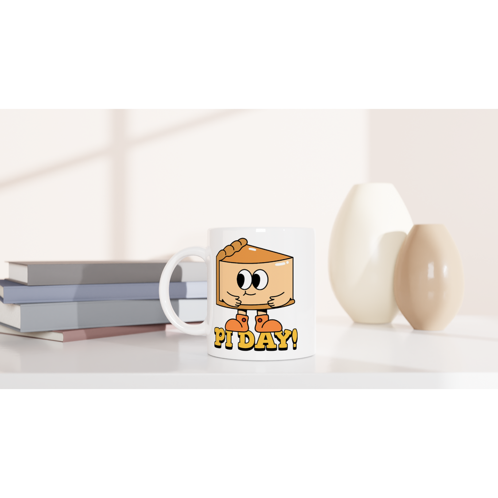 Pi Day - White 11oz Ceramic Mug White 11oz Mug Globally Fulfilled Maths Science