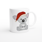Christmas Koala - White 11oz Ceramic Mug Christmas Mug Globally Fulfilled
