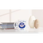 I Like You A Latte - White 11oz Ceramic Mug White 11oz Mug Coffee Globally Fulfilled Love