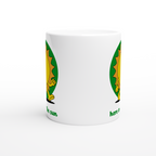 Here Comes The Sun - White 11oz Ceramic Mug White 11oz Mug Globally Fulfilled Positivity Summer