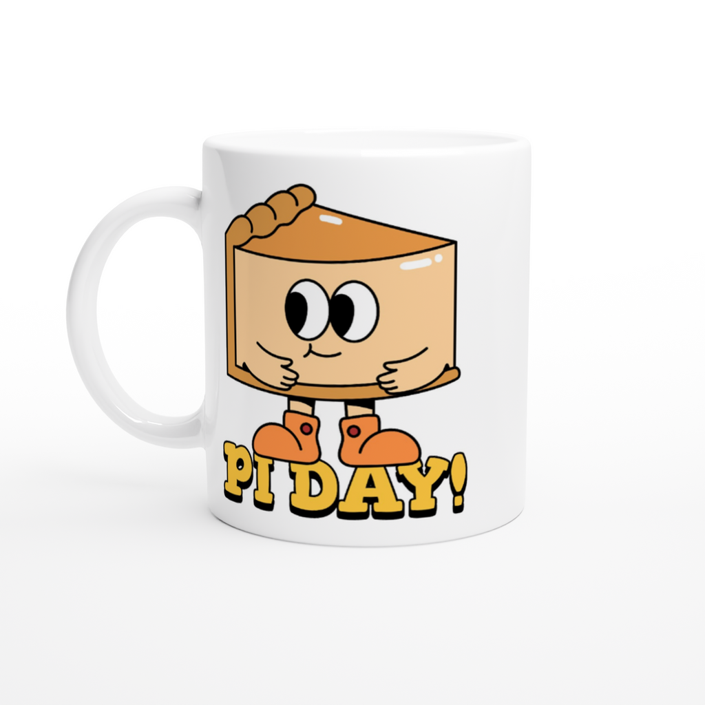 Pi Day - White 11oz Ceramic Mug Default Title White 11oz Mug Globally Fulfilled Maths Science
