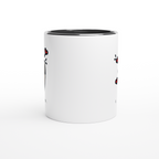 I Love You White 11oz Ceramic Mug with Colour Inside Colour 11oz Mug Globally Fulfilled Love