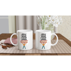 Read Books Change The World - White 11oz Ceramic Mug White 11oz Mug Globally Fulfilled Reading