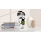 Vinyl Collector - White 15oz Stainless Steel Travel Mug Travel Mug Globally Fulfilled Music Retro