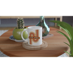 Good Vibes - White 11oz Ceramic Mug White 11oz Mug Globally Fulfilled Retro