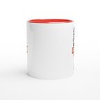 Read Books, Change The World - White 11oz Ceramic Mug with Colour Inside Colour 11oz Mug Globally Fulfilled Reading