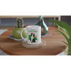 Meowy Christmas - White 11oz Ceramic Mug Christmas Mug Globally Fulfilled