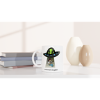 Guitarist Alien Abduction - White 11oz Ceramic Mug White 11oz Mug Globally Fulfilled Music Sci Fi