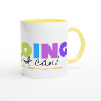 I'm Doing The Best I Can - White 11oz Ceramic Mug with Colour Inside ceramic yellow Colour 11oz Mug Globally Fulfilled Motivation