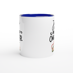 Just One More Chapter - White 11oz Ceramic Mug with Colour Inside Colour 11oz Mug Globally Fulfilled Reading