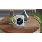 Spaceman - White 11oz Ceramic Mug White 11oz Mug Globally Fulfilled Space