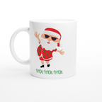 HOt HOt HOt - White 11oz Ceramic Mug Christmas Mug Globally Fulfilled